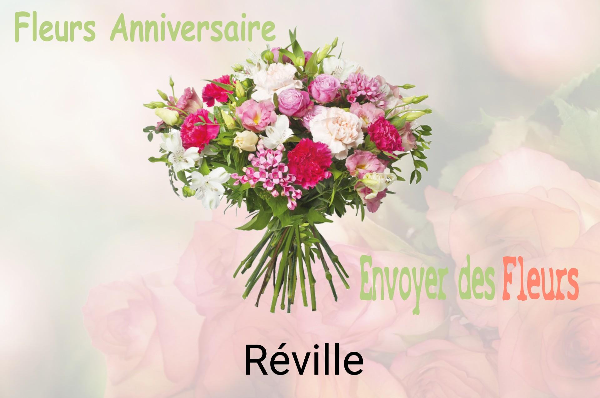 Bouquet de fleurs d’anniversaire livré à Réville