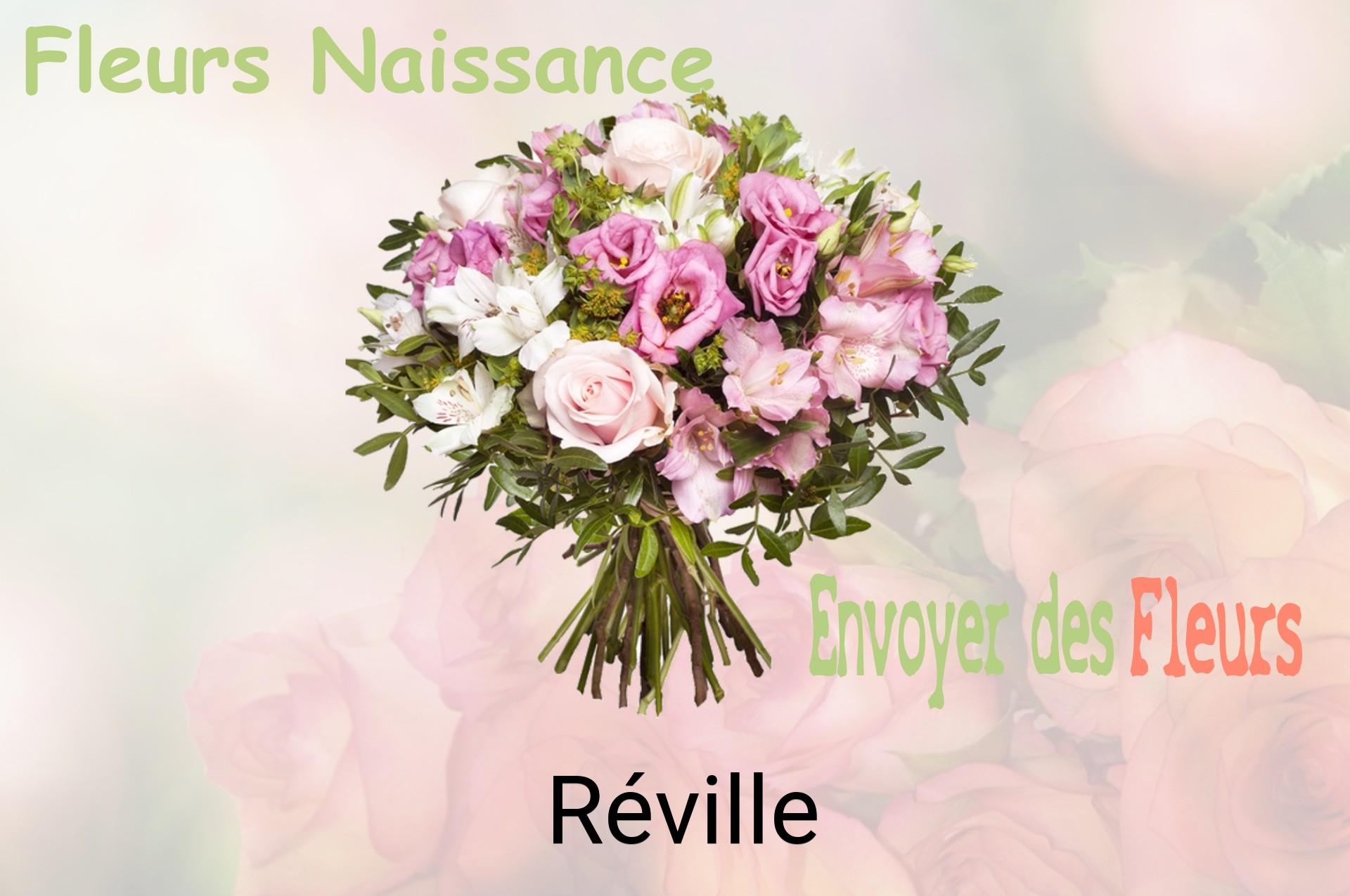 Bouquet de fleurs de naissance livré à Réville